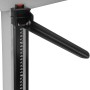 Bilancia pesapersone professionale meccanica a colonna a cursore con altimetro telescopico integrato