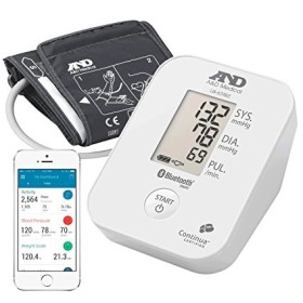And compact ua-651 digitales blutdruckmessgerät mit bluetooth