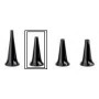 Speculum riutilizzabile (nero) per otoscopi beta200, k 180, mini3000, mini3000 f.o. - Ø 3mm