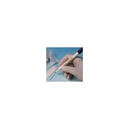 Pennarello dermografico sterile per sala operatoria con righello in plastica 15cm