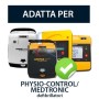 Coppia di piastre physio control, elettrodi adulti quick combo