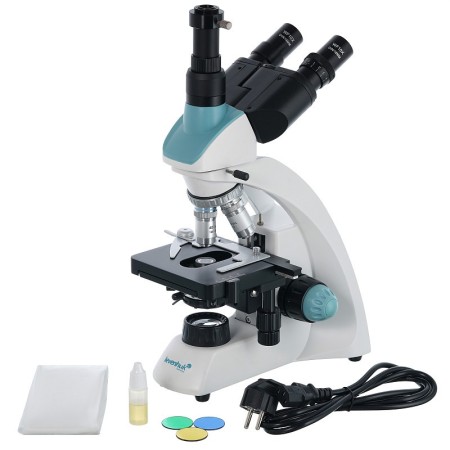 Microscopio trinoculare levenhuk 500t