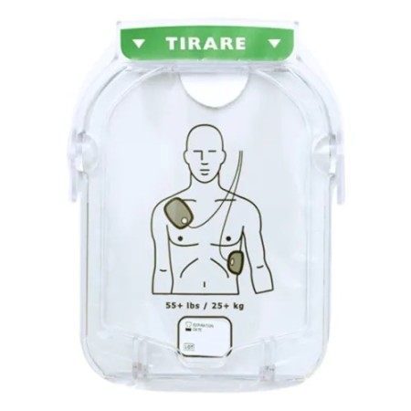 Coppia di piastre philips hs1 heartstart aed adulti