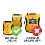 Pacco batteria per defibtech lifeline batteria