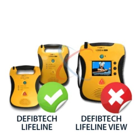 Pacco batteria per defibtech lifeline batteria