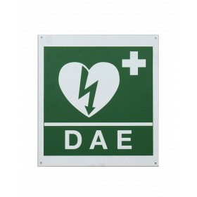 Frontales defibrillator-wandschild