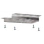 Supporto in metallo completo di 4 viti per st/5r-16 ed um-102b