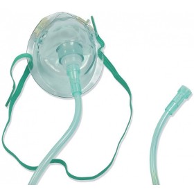 Medium concentration pediatric oxygen mask with 2.1 m tube os/100p