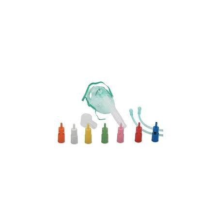 Maschera venturi per ossigeno a concentrazione variabile pediatrica os/70k