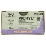 Sutura sintetico viola, intrecciato, assorbibile, calibro 4/0 - v304h vicryl 4/0-rb1 36pz