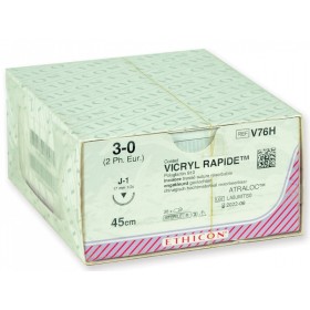 Ethicon vicryl rapid v76h - 3/0 - szew wchłanialny w 42 dni - opakowanie 1 szwu