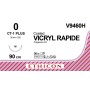 Sutura assorbibile ethicon vicryl rapide v9460h - 0/0 ago 36mm - confez. da 1 sutura