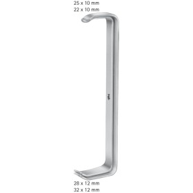 Aesculap retrattore farabeuf 25x10/32x12-22x10/28x12 - 1 pz.