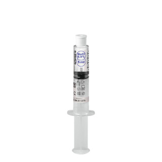 B.braun omniflush solný roztok ve stříkačce 5 ml - 100 ks.
