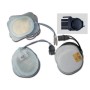 Coppia di piastre pediatriche per defibrillatori medtronic physiocontrol, osatu bexen, cardioline - 1 coppia f7952p
