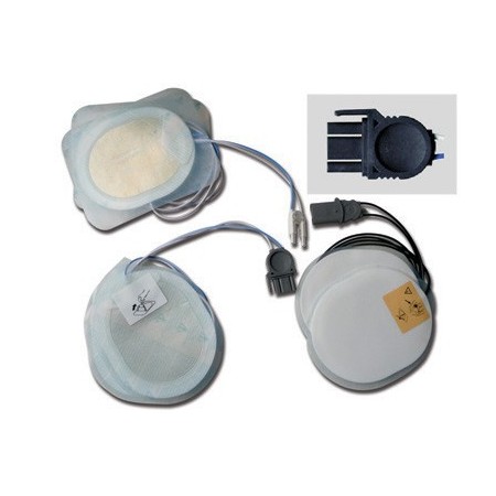 Coppia di piastre pediatriche per defibrillatori medtronic physiocontrol, osatu bexen, cardioline - 1 coppia f7952p