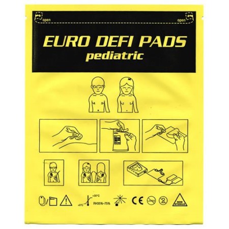 Coppia di piastre pediatriche per defibrillatori medtronic physiocontrol, osatu bexen, cardioline - 1 coppia f7952p