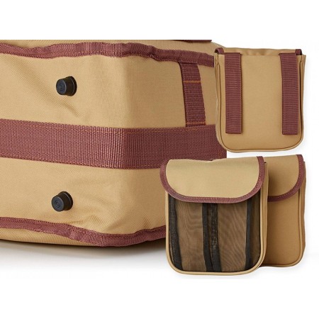 Borsa utility - nylon - beige
