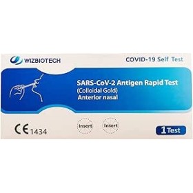 Prueba rápida de hisopo wizbiotech covid 19 para uso doméstico