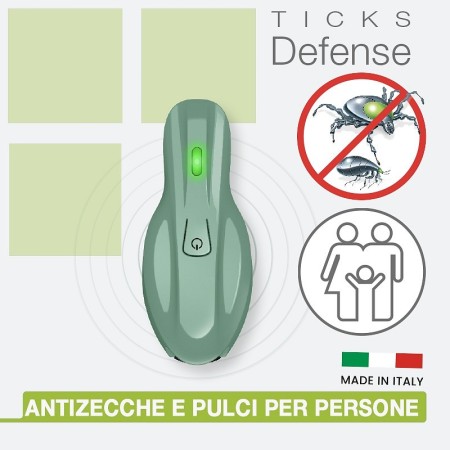 Antizecche e pulci ultrasuoni per persone ticks defense