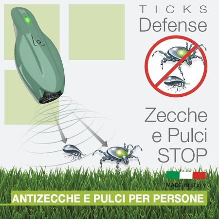 Antizecche e pulci ultrasuoni per persone ticks defense