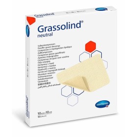 Grassolind medicazione in cotone con pomata grassa 10 x 10 cm - 10 pz.