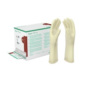 Luvas cirúrgicas de látex estéreis sem pó vasco op eco - tamanho 7,5 - 40 unidades.