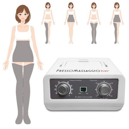 Pressoterapia pressomassaggio mesis plus+ dotazione advance (2 gambali + kit slim body)