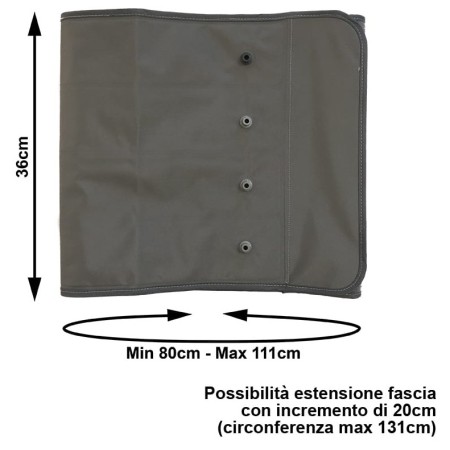 Fascia addominale (senza connettore) per pressomassage