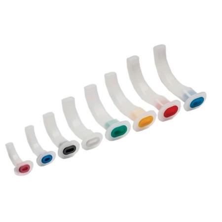 Cannule di guedel sterili mis. 2 - 80 mm - junior (verde) - conf. 1 pz.