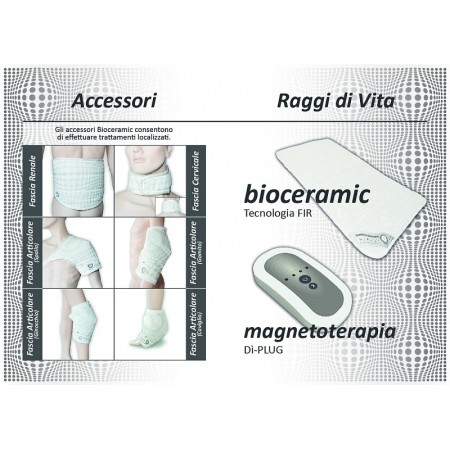 Fascia cervicale biocermis-004 per magnetoterapia dp100-004 e welfare