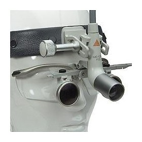 Lampada frontale heine md 1000 a f.o. con caschetto professional l