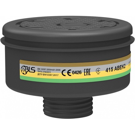 Filtri bls 415 con protezione abek2 classe 1 - 4 filtri rd40 / en 148-1