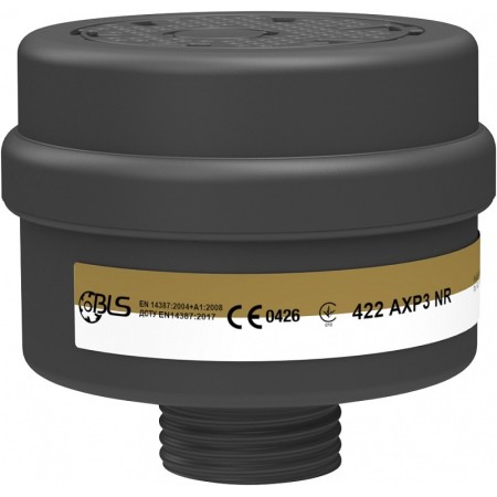 Filtri bls 422 con protezione ax gas e vapori organici con punto di ebollizione fino a 65 ° c - 4 filtri rd40 / en 148-1