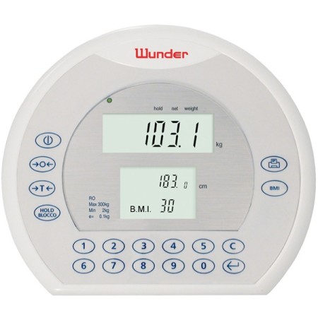 Bilancia pesapersone professionale elettronica a colonna con bmi ra300