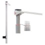 Statimetro telescopico per bilance wh200 wunder e per installazione su muro