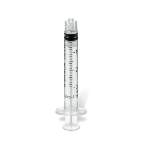 Siringa b.braun omnifix 3 ml luer lock - 100 pz.