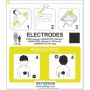 Coppia di piastre schiller fred easyport, fred pa-1, defisign life elettrodi pediatrici