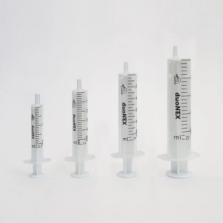 Siringa senza ago 20 ml duonex con cono luer eccentrico - 100 pz