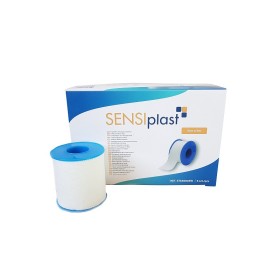 Rollo de yeso de tela blanca sensiplast de 5 cm x 5 m - 6 rollos, tamaño 5 cm x 5 m - 6 rollos