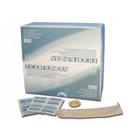 Latex sondehoezen - per stuk, verpakking van 500 stuks.