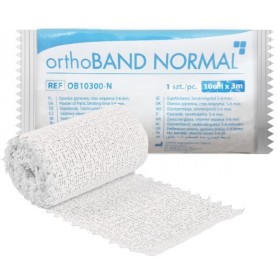 Opatrunek gipsowy orthoband normal 10 cm x 3 m - 5-6 min - 1 szt.