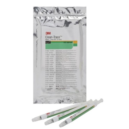 Clean-trace atp water test 100 pezzi tamponi per il controllo delle acque
