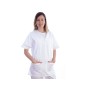 Casacca - cotone/poliestere - unisex - taglia m bianca