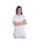 Casacca - cotone/poliestere - unisex - taglia m bianca