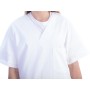 Casacca - cotone/poliestere - unisex - taglia m bianca