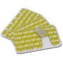Elettrodi a francobollo per ecg fiab 23x34 mm f3001ecg radiotrasparenti - conf. 100 pz.