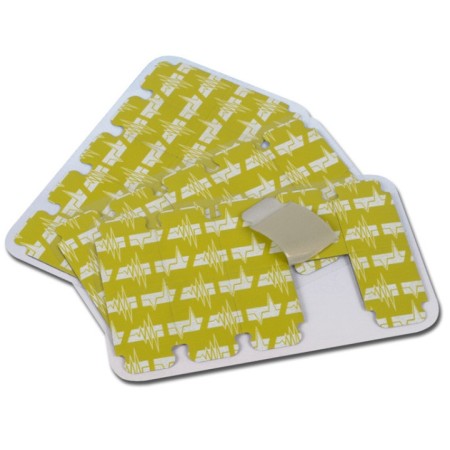 Elettrodi a francobollo per ecg fiab 23x34 mm f3001ecg radiotrasparenti - conf. 100 pz.