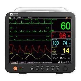 Monitor multiparamétrico con pantalla táctil gima k15 - ecg de 12 derivaciones