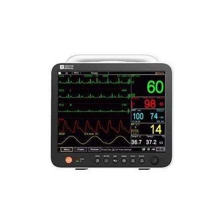 Monitor multiparametrico gima k15 touchscreen - ecg 12 derivazioni